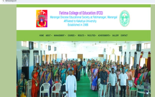 Fatima College of Education website