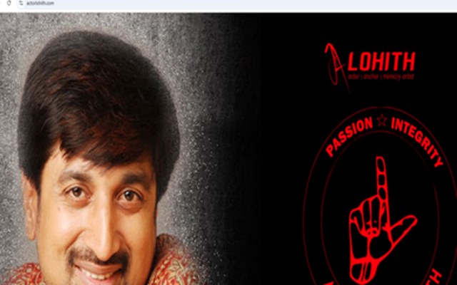 Actor Lohit Kumar website