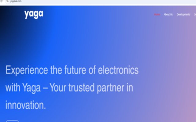 Yaga Technologies website
